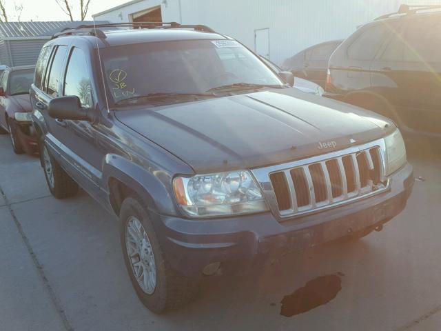 1J8GW58J84C394920 - 2004 JEEP GRAND CHER BLUE photo 1