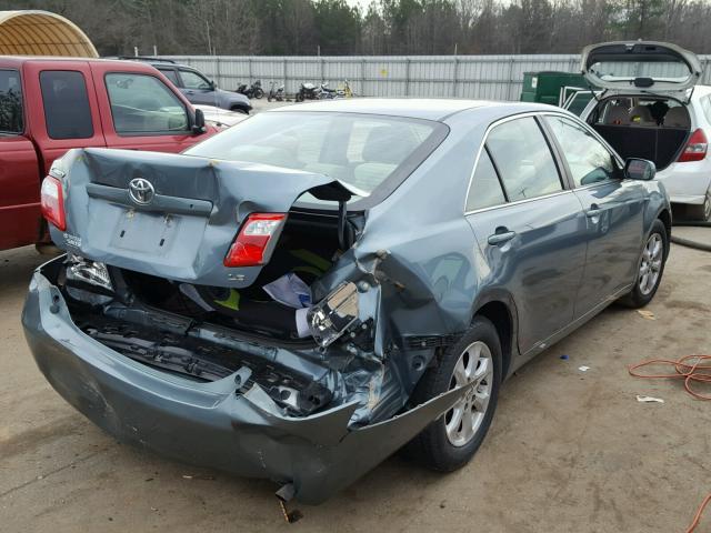 4T1BE46K29U895549 - 2009 TOYOTA CAMRY BASE TEAL photo 4