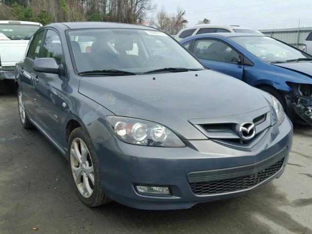 JM1BK343X81100010 - 2008 MAZDA 3 HATCHBAC CHARCOAL photo 1