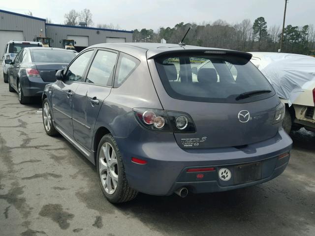 JM1BK343X81100010 - 2008 MAZDA 3 HATCHBAC CHARCOAL photo 3