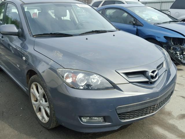 JM1BK343X81100010 - 2008 MAZDA 3 HATCHBAC CHARCOAL photo 9