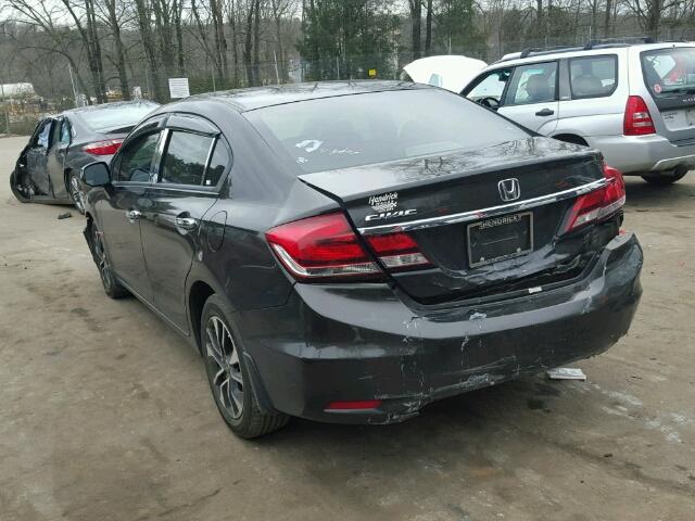 2HGFB2F93DH526955 - 2013 HONDA CIVIC EXL BROWN photo 3