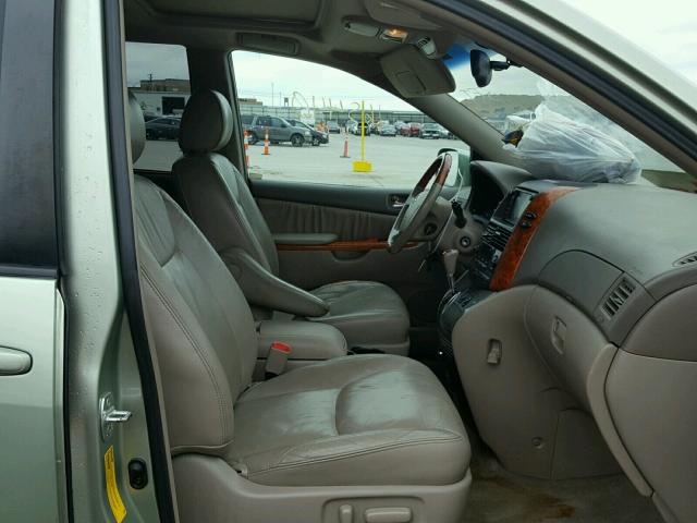 5TDZA22C06S525167 - 2006 TOYOTA SIENNA XLE GREEN photo 5