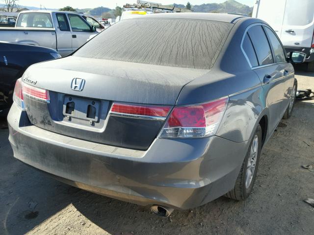 1HGCP2F40BA149263 - 2011 HONDA ACCORD LXP GRAY photo 4