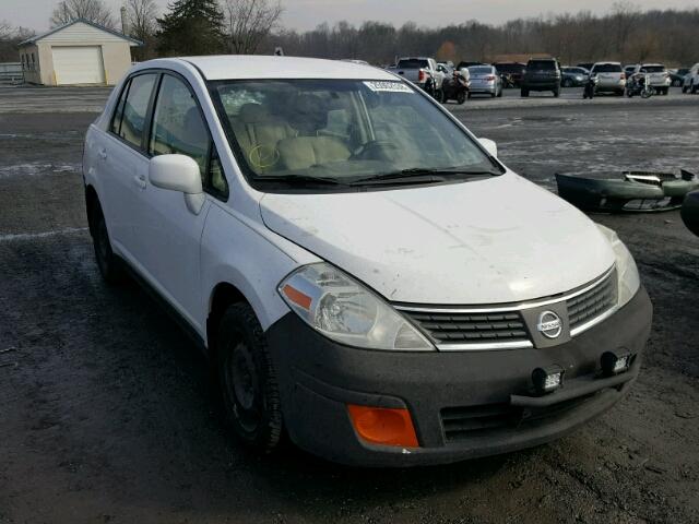 3N1BC11E09L396126 - 2009 NISSAN VERSA S WHITE photo 1