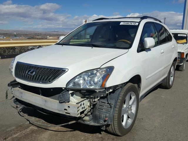 2T2GK31U17C012598 - 2007 LEXUS RX 350 WHITE photo 2