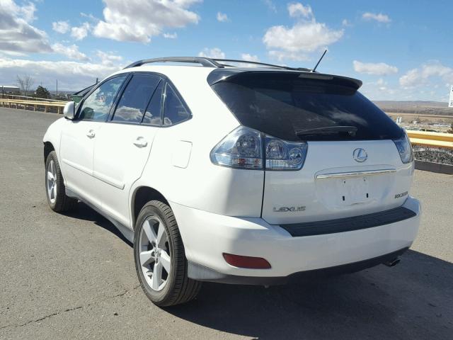 2T2GK31U17C012598 - 2007 LEXUS RX 350 WHITE photo 3