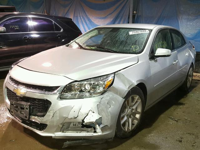 1G11C5SL1FF296242 - 2015 CHEVROLET MALIBU 1LT SILVER photo 2