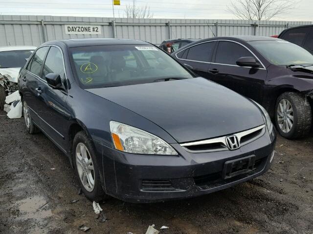 1HGCM56847A192668 - 2007 HONDA ACCORD EX GRAY photo 1