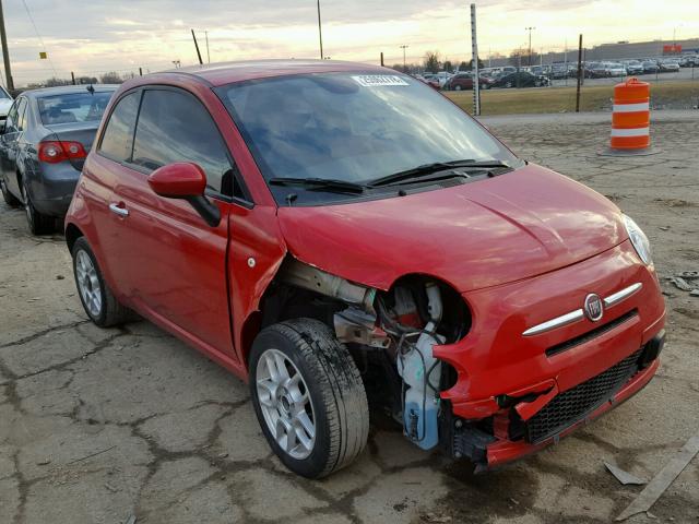 3C3CFFAR5FT523249 - 2015 FIAT 500 POP RED photo 1