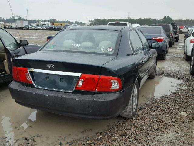 KNAGD128935206515 - 2003 KIA OPTIMA LX GREEN photo 4