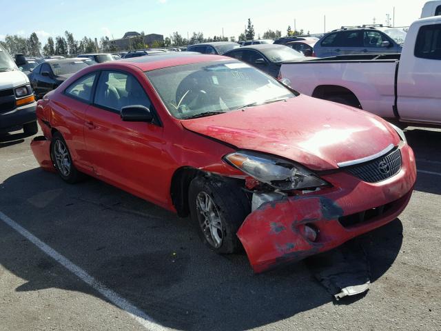 4T1CE30P54U798390 - 2004 TOYOTA CAMRY SOLA RED photo 1