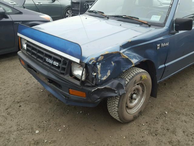 JB7FL24D5KP016053 - 1989 DODGE RAM 50 BLUE photo 9