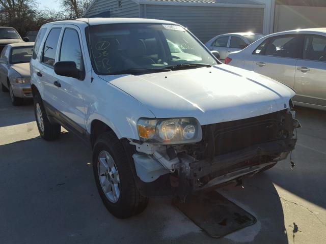 1FMYU03125KA89623 - 2005 FORD ESCAPE XLT WHITE photo 1