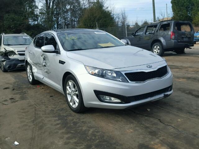 5XXGN4A74DG250459 - 2013 KIA OPTIMA EX SILVER photo 1