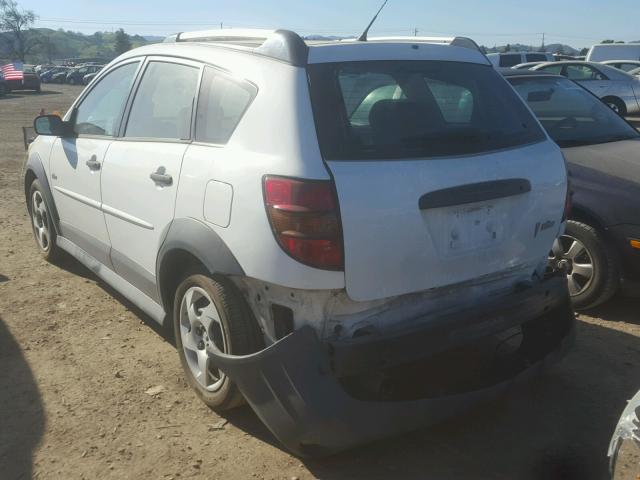 5Y2SL65887Z422847 - 2007 PONTIAC VIBE WHITE photo 3