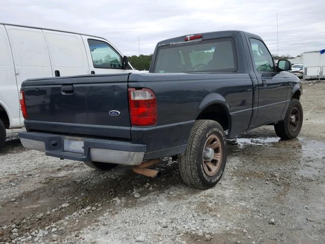 1FTYR10D35PA14653 - 2005 FORD RANGER BLUE photo 4