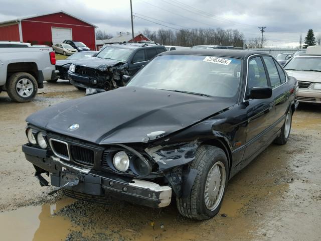 WBAHD6325SGK58755 - 1995 BMW 525 I AUTO BLACK photo 2