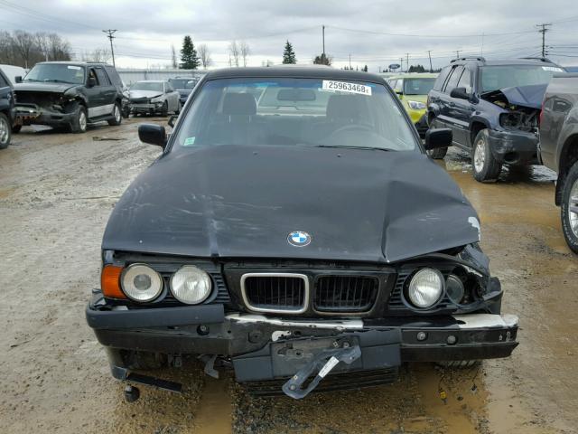 WBAHD6325SGK58755 - 1995 BMW 525 I AUTO BLACK photo 9