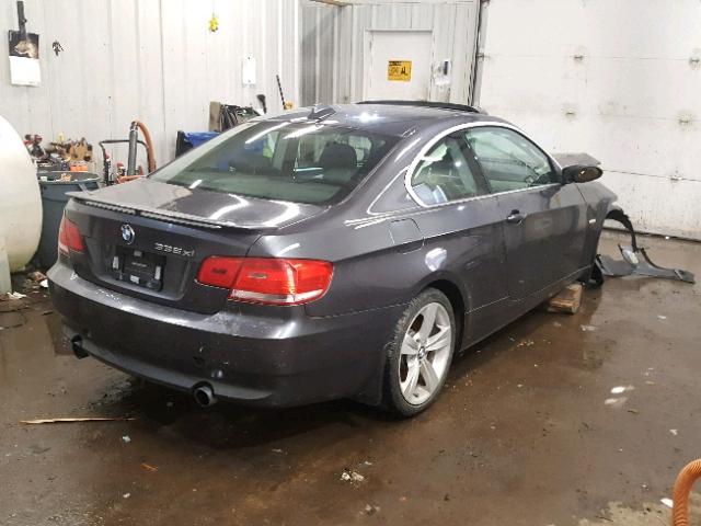 WBAWC73508E062379 - 2008 BMW 335 XI GRAY photo 4