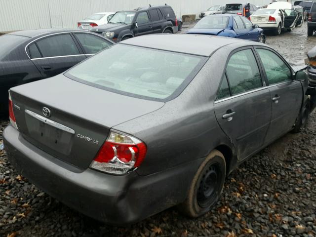 4T1BE32K35U612831 - 2005 TOYOTA CAMRY LE GRAY photo 4