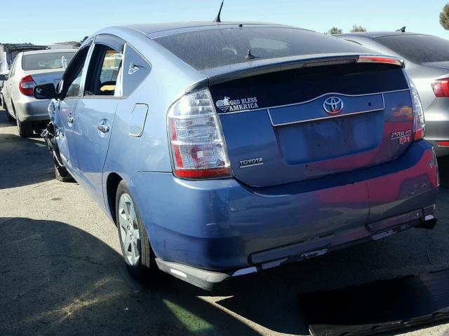 JTDKB20U967534275 - 2006 TOYOTA PRIUS BLUE photo 3