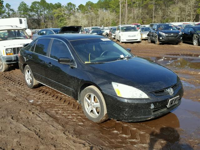 1HGCM56785A049565 - 2005 HONDA ACCORD EX BLACK photo 1