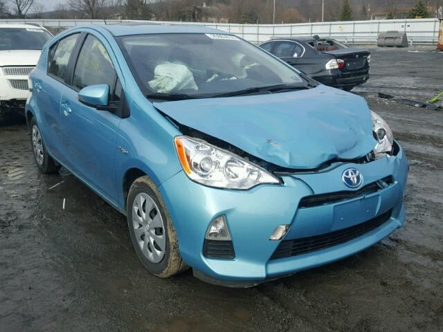 JTDKDTB33D1056746 - 2013 TOYOTA PRIUS C BLUE photo 1