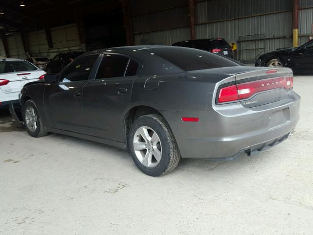 2B3CL3CG4BH544077 - 2011 DODGE CHARGER GRAY photo 3