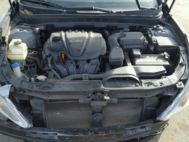 5NPEB4AC0BH060219 - 2011 HYUNDAI SONATA GLS GRAY photo 7