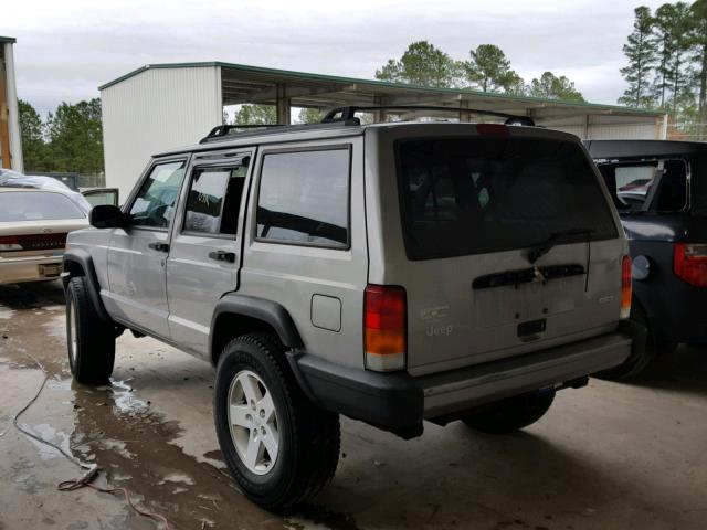 1J4FT48S2YL130770 - 2000 JEEP CHEROKEE S SILVER photo 3