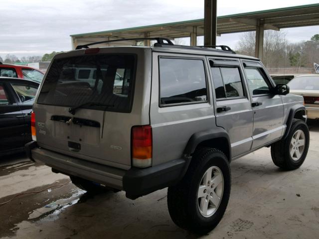 1J4FT48S2YL130770 - 2000 JEEP CHEROKEE S SILVER photo 4