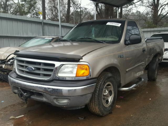 2FTRF17244CA04084 - 2004 FORD F-150 HERI TAN photo 2