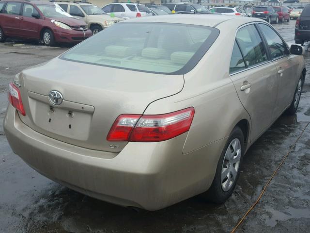 4T1BE46K47U078452 - 2007 TOYOTA CAMRY NEW BEIGE photo 4