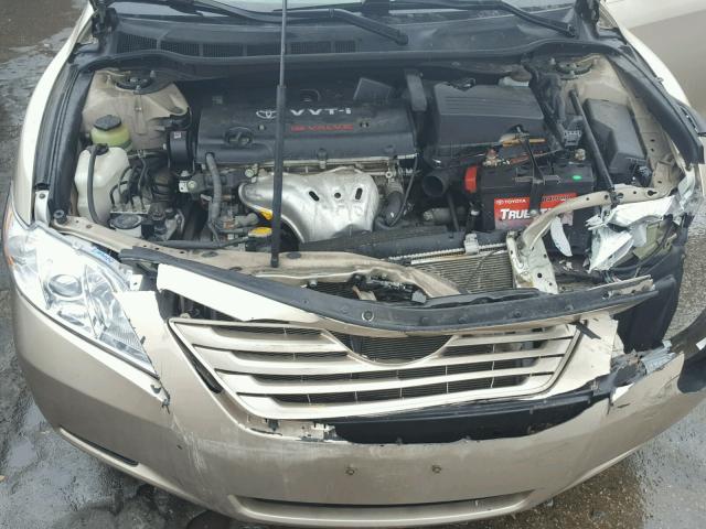 4T1BE46K47U078452 - 2007 TOYOTA CAMRY NEW BEIGE photo 7