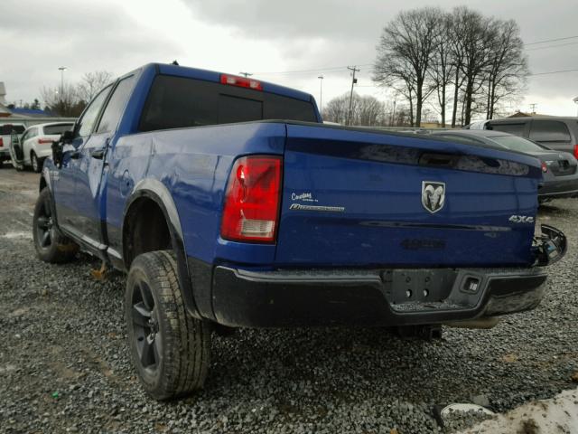 1C6RR7GT6ES421374 - 2014 RAM 1500 SLT BLUE photo 3