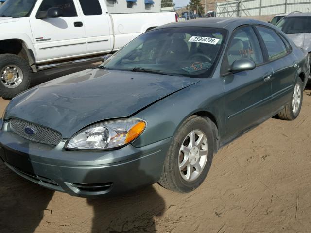 1FAFP56U56A251666 - 2006 FORD TAURUS SEL BLUE photo 2