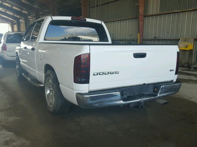 1D7HA18N04J197988 - 2004 DODGE RAM 1500 S WHITE photo 3