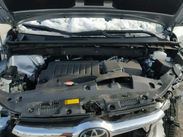 5TDDKRFH5GS249558 - 2016 TOYOTA HIGHLANDER SILVER photo 7