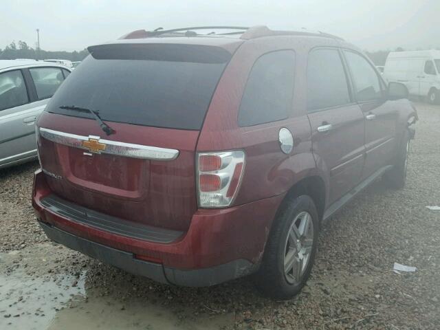 2CNDL73F086298436 - 2008 CHEVROLET EQUINOX LT MAROON photo 4