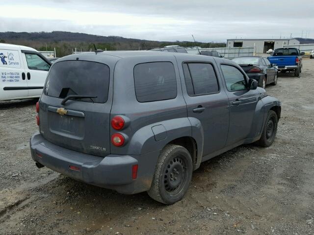 3GNCA13B29S541058 - 2009 CHEVROLET HHR LS GRAY photo 4