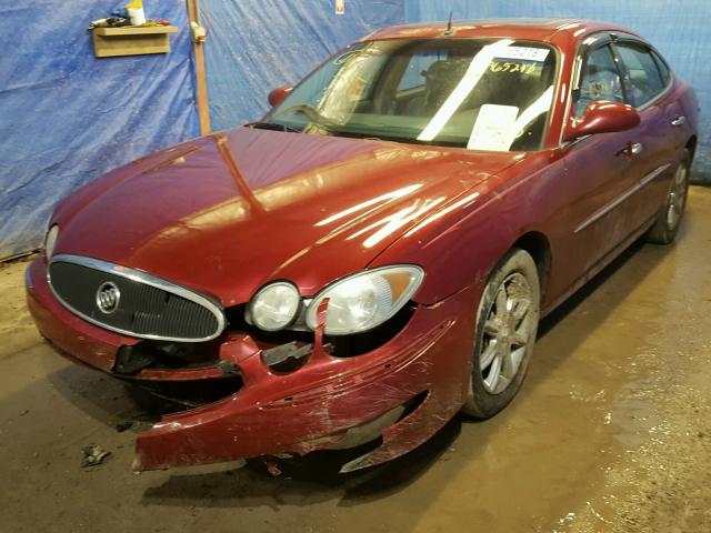 2G4WE537651248987 - 2005 BUICK LACROSSE C RED photo 2