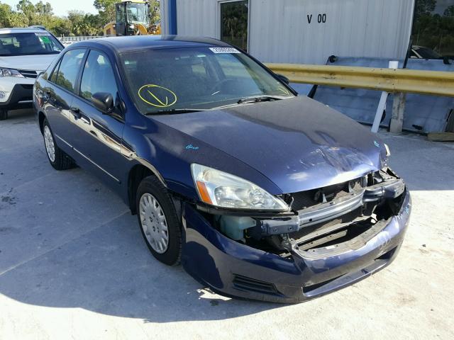 1HGCM56136A109054 - 2006 HONDA ACCORD VAL BLUE photo 1