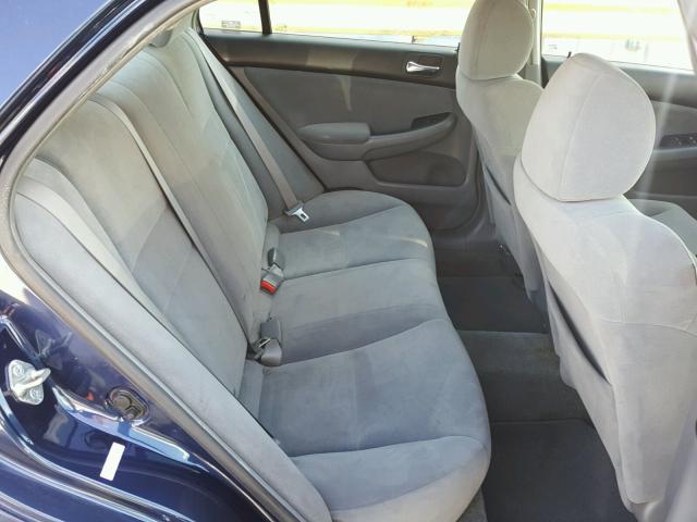 1HGCM56136A109054 - 2006 HONDA ACCORD VAL BLUE photo 6