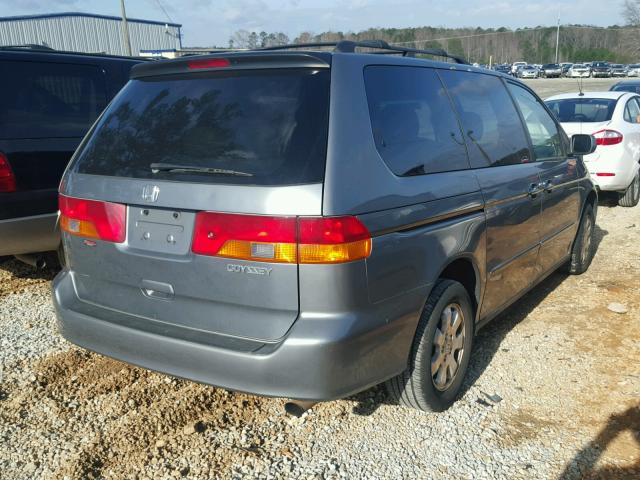 5FNRL18922B037367 - 2002 HONDA ODYSSEY EX GRAY photo 4