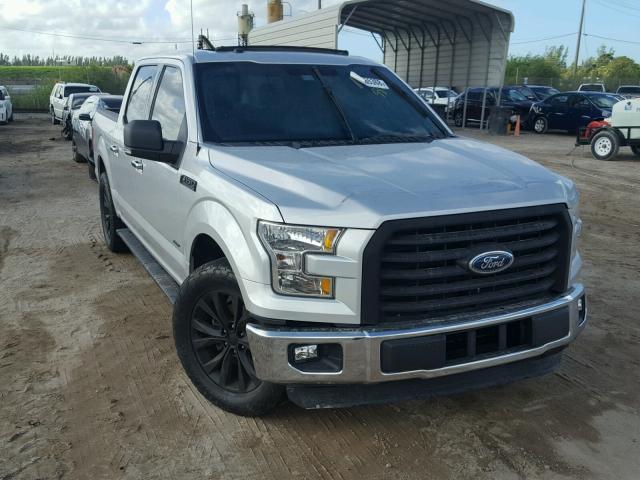 1FTEW1CP6GKD85811 - 2016 FORD F150 SUPER SILVER photo 1