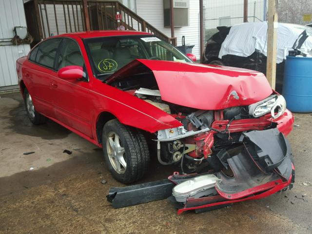 1G3NL52T41C103598 - 2001 OLDSMOBILE ALERO GL RED photo 1