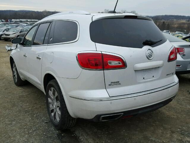 5GAKVCKD5GJ345459 - 2016 BUICK ENCLAVE WHITE photo 3