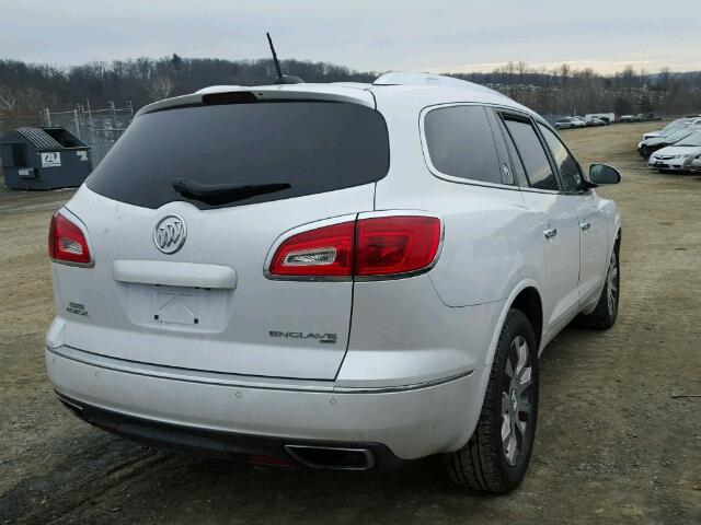 5GAKVCKD5GJ345459 - 2016 BUICK ENCLAVE WHITE photo 4