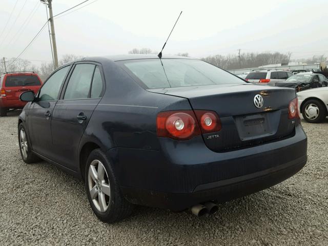 3VWJM71KX8M116846 - 2008 VOLKSWAGEN JETTA S BLUE photo 3